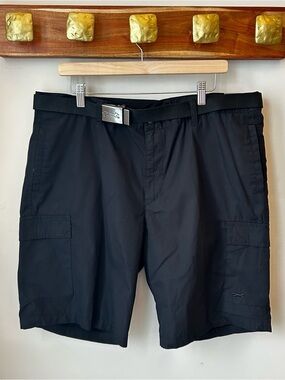 BNWT Fox Black Cargo Shorts with Webbing Belt